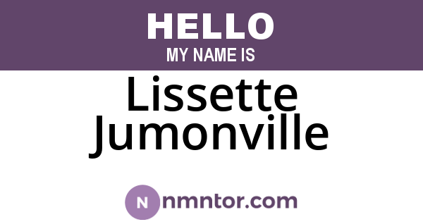 Lissette Jumonville