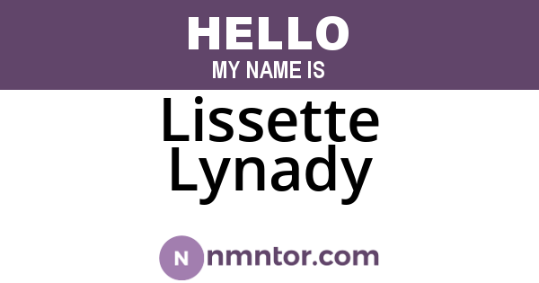 Lissette Lynady