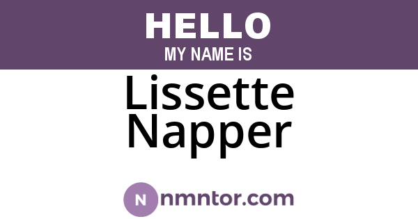 Lissette Napper