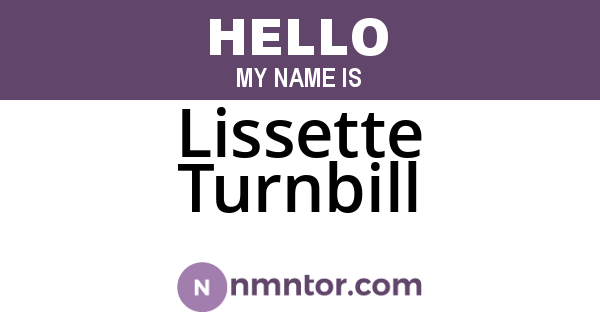 Lissette Turnbill