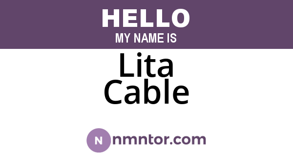 Lita Cable