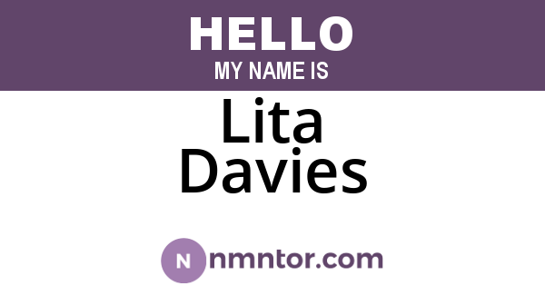Lita Davies