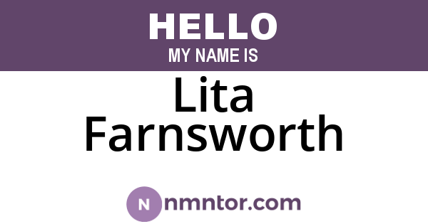 Lita Farnsworth