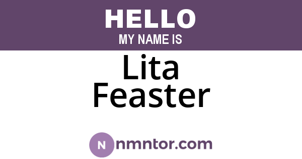 Lita Feaster