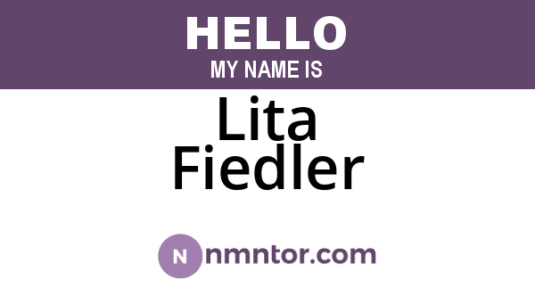 Lita Fiedler