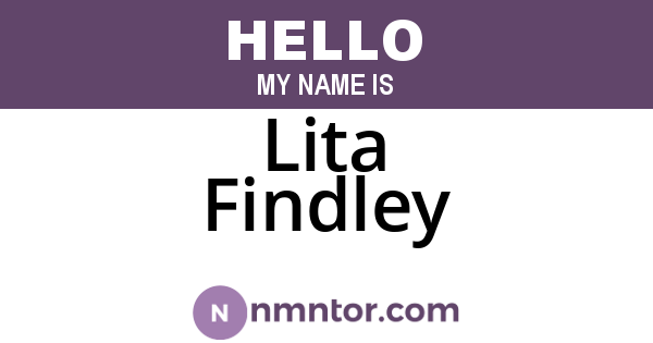 Lita Findley
