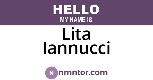Lita Iannucci