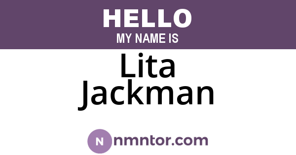 Lita Jackman