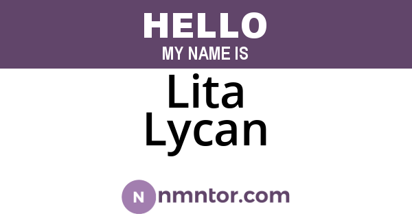 Lita Lycan