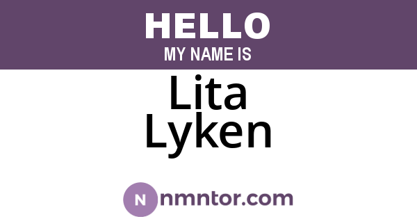 Lita Lyken