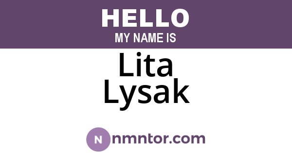 Lita Lysak