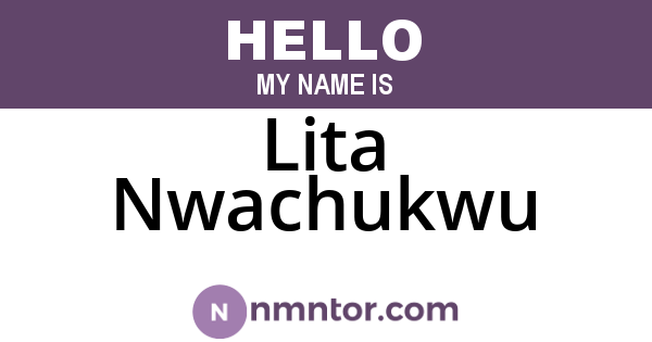 Lita Nwachukwu