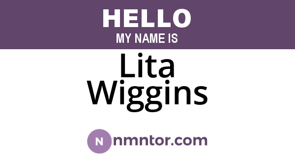 Lita Wiggins