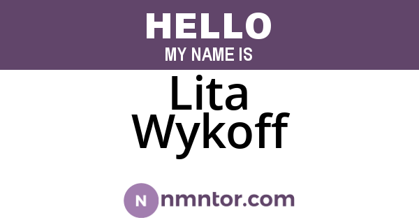 Lita Wykoff