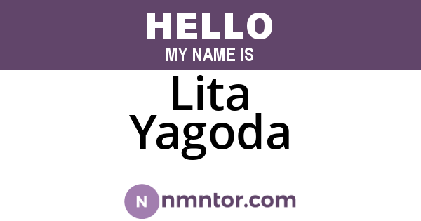 Lita Yagoda