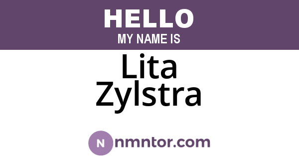 Lita Zylstra