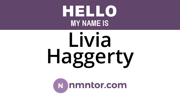 Livia Haggerty