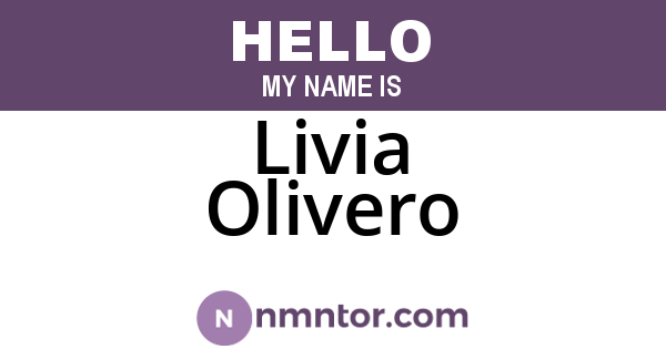 Livia Olivero
