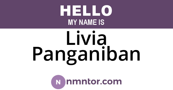 Livia Panganiban