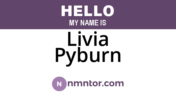 Livia Pyburn