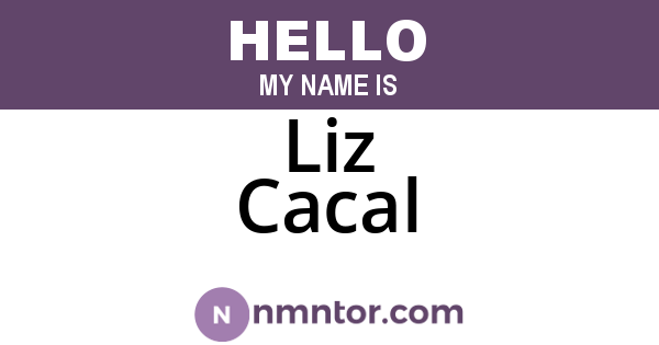 Liz Cacal