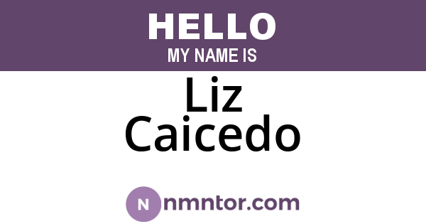 Liz Caicedo