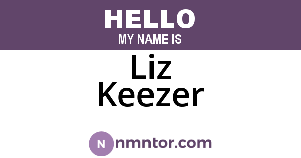 Liz Keezer