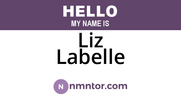 Liz Labelle