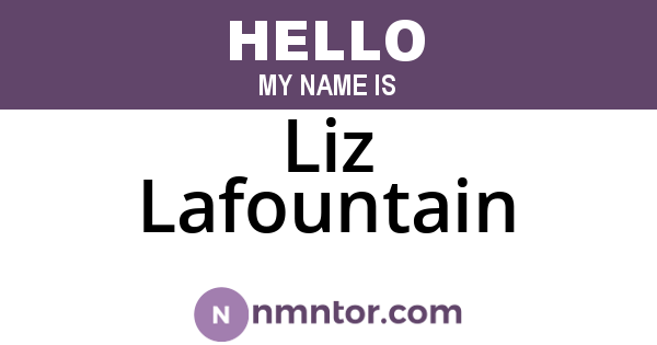 Liz Lafountain