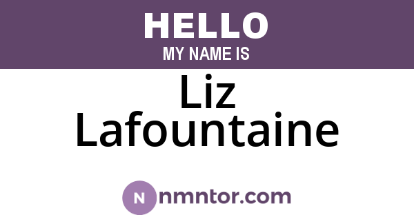 Liz Lafountaine