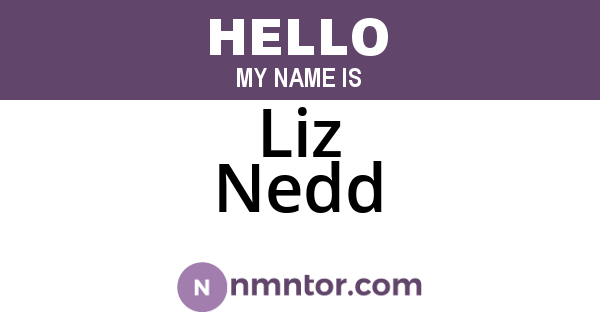 Liz Nedd
