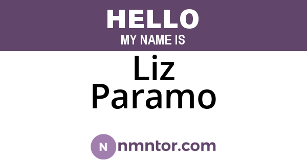 Liz Paramo