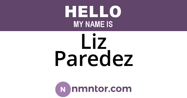 Liz Paredez