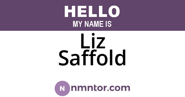 Liz Saffold