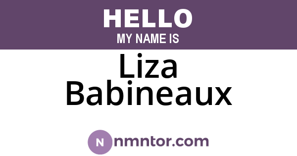 Liza Babineaux