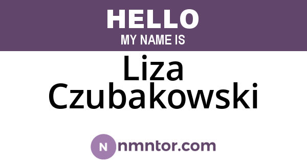 Liza Czubakowski