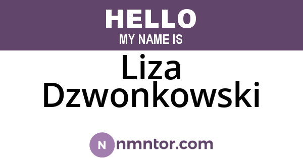 Liza Dzwonkowski