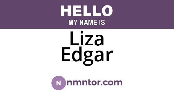 Liza Edgar