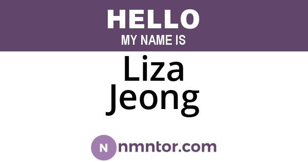 Liza Jeong