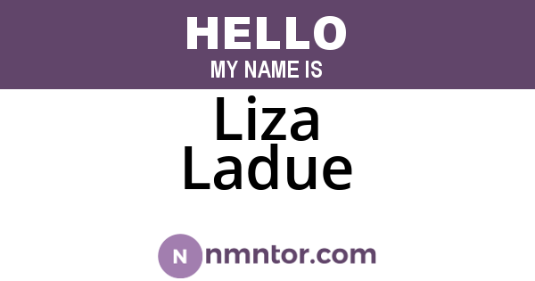 Liza Ladue