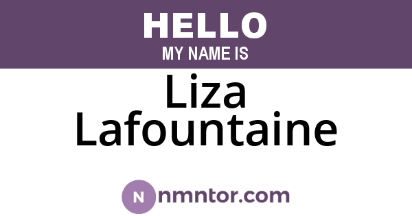 Liza Lafountaine