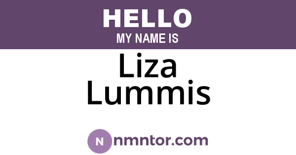Liza Lummis