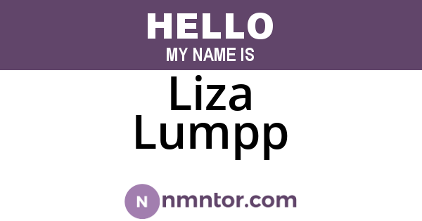 Liza Lumpp