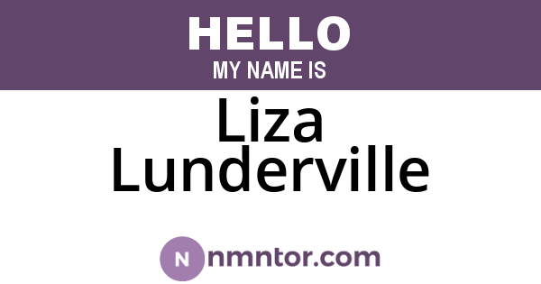 Liza Lunderville
