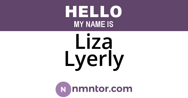 Liza Lyerly
