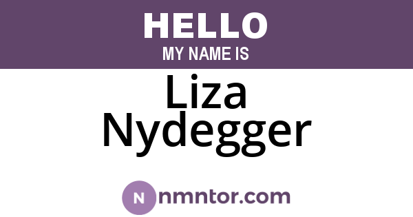Liza Nydegger