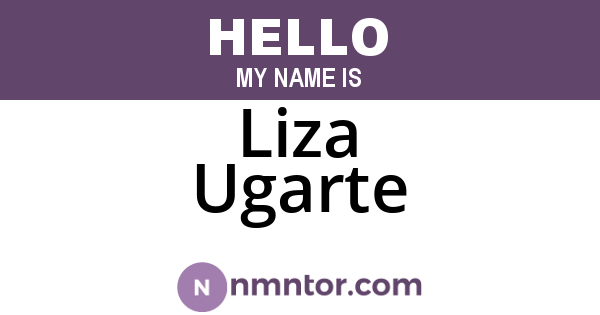 Liza Ugarte