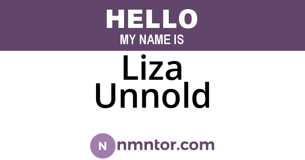 Liza Unnold