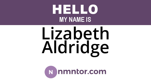 Lizabeth Aldridge
