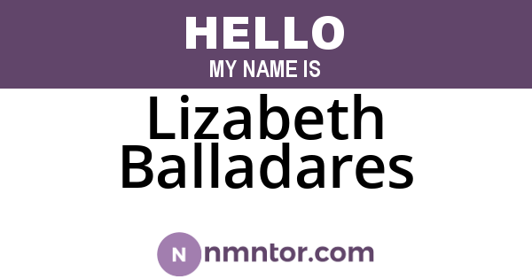 Lizabeth Balladares